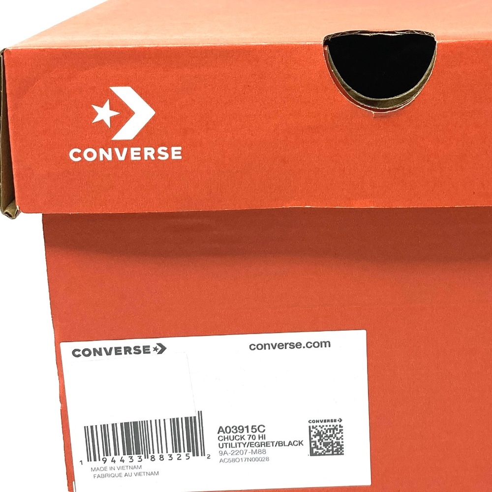 Converse Chuck 70 Shoes High Top Men’s Canvas Khaki Black Sneakers Size A03915C - Picture 10 of 10